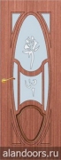 Шпонированная дверь Фаберже 2